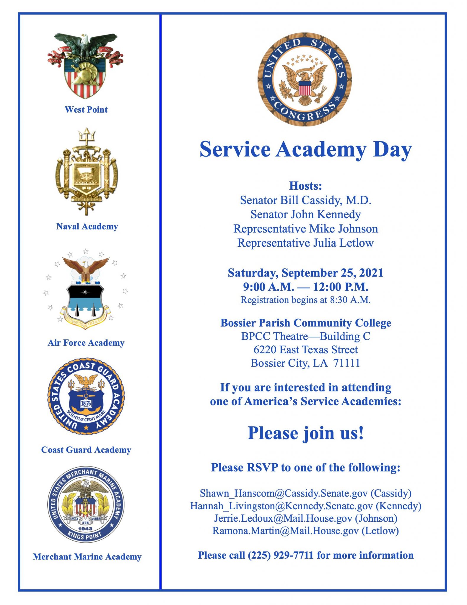 Service Academy Information CE Byrd High School