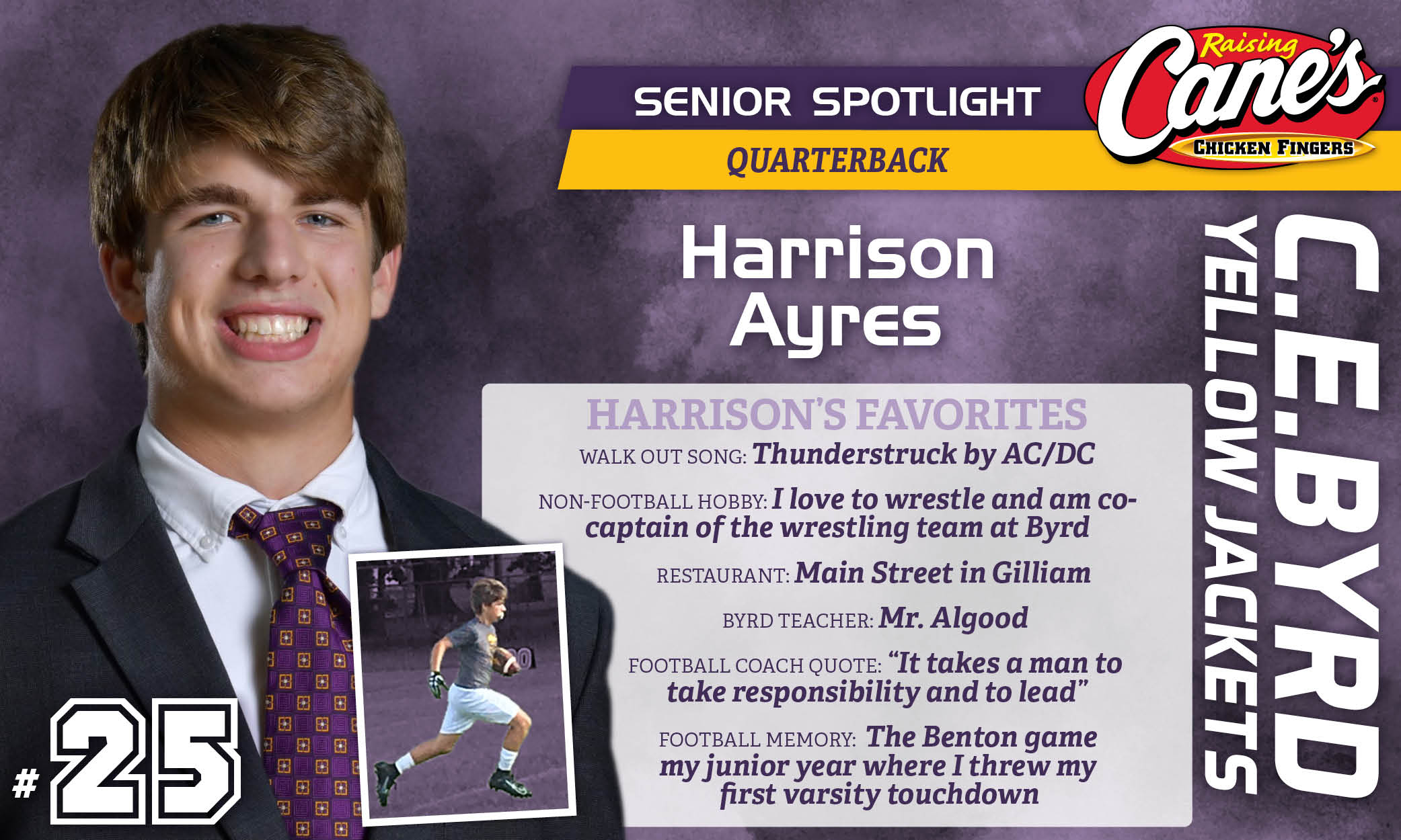 Featured image for “2024 Raising Cane’s Senior Spotlight – #2 Harrison Ayres”