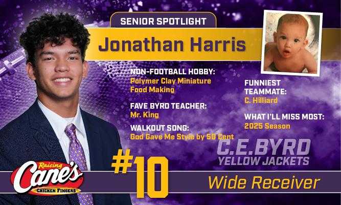 Featured image for βRaising Cane’s Senior Spotlight – No. 10 Jonathan Harrisβ