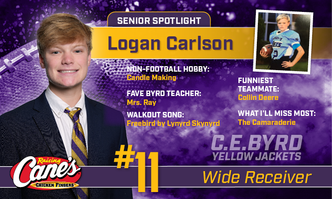 Featured image for “Raising Cane’s Senior Spotlight – No. 11 Logan Carlson”