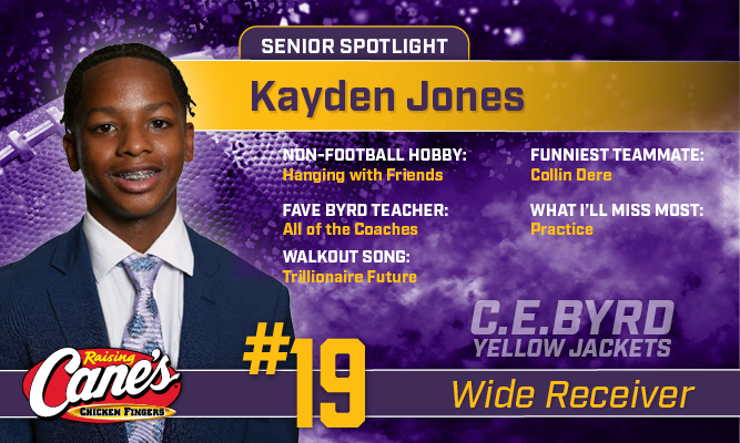 Featured image for βRaising Cane’s Senior Spotlight – No. 19 Kayden Jonesβ